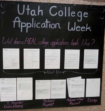 A college application