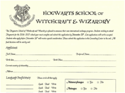 Hogwarts Application